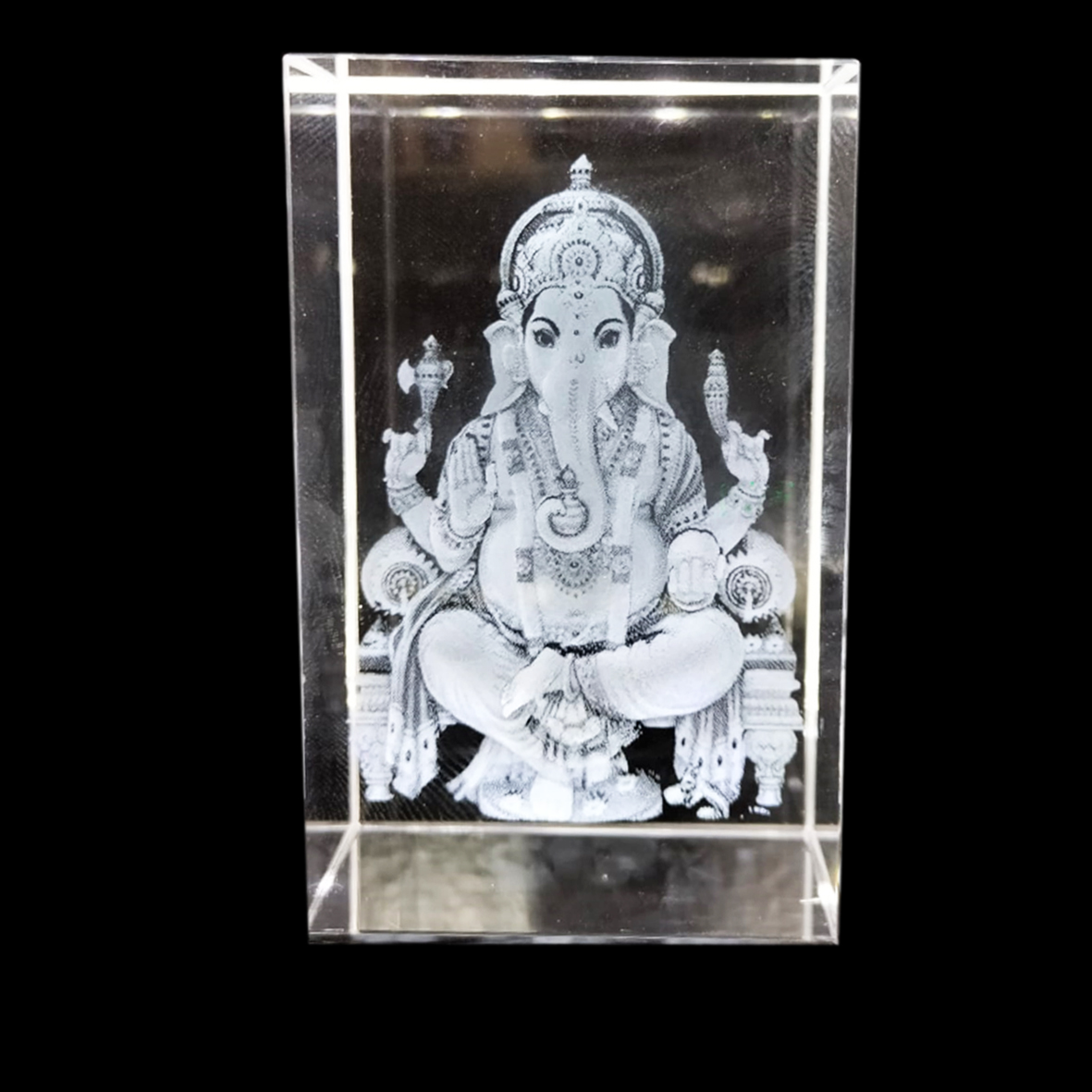 Rectangle Crystal Cube (5x5x8 cm) - 3D